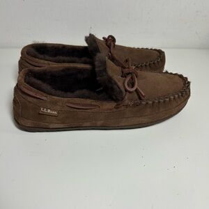 L.L. Bean Men's Tan Suede Loafers